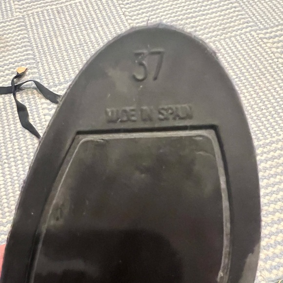 Worn once! Castaner All Black Carina Espadrille Wedge. Size 37. - Picture 6 of 6